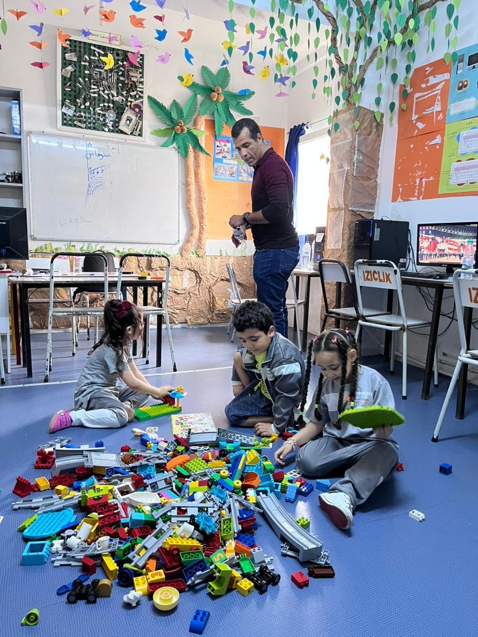 Expérience scientifique en classe